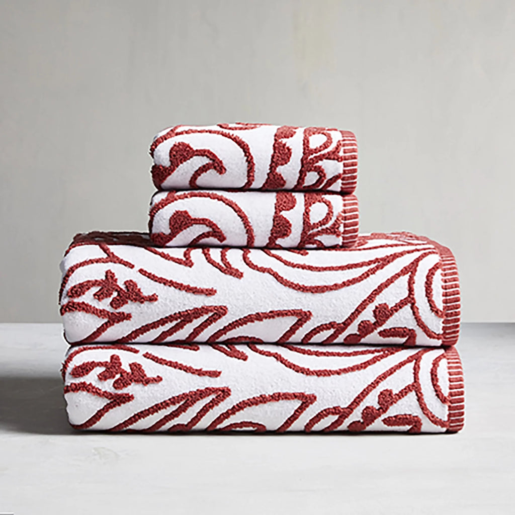 6 Piece Heathered Towel Set T264