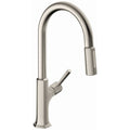 Brushed Nickel Pull Down Sprayer Kitchen Faucet Z24720