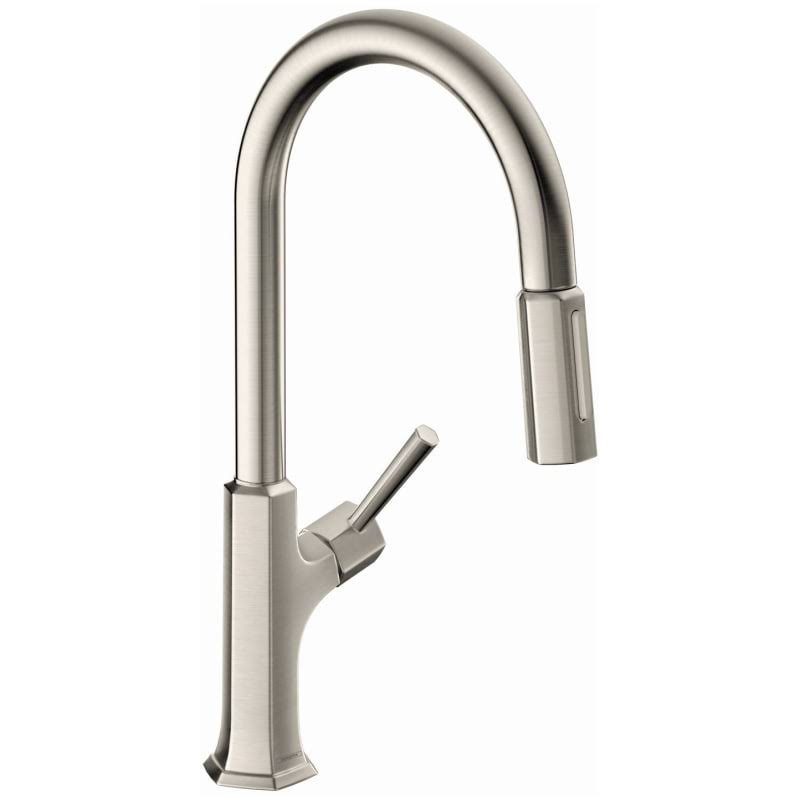 Brushed Nickel Pull Down Sprayer Kitchen Faucet Z24720