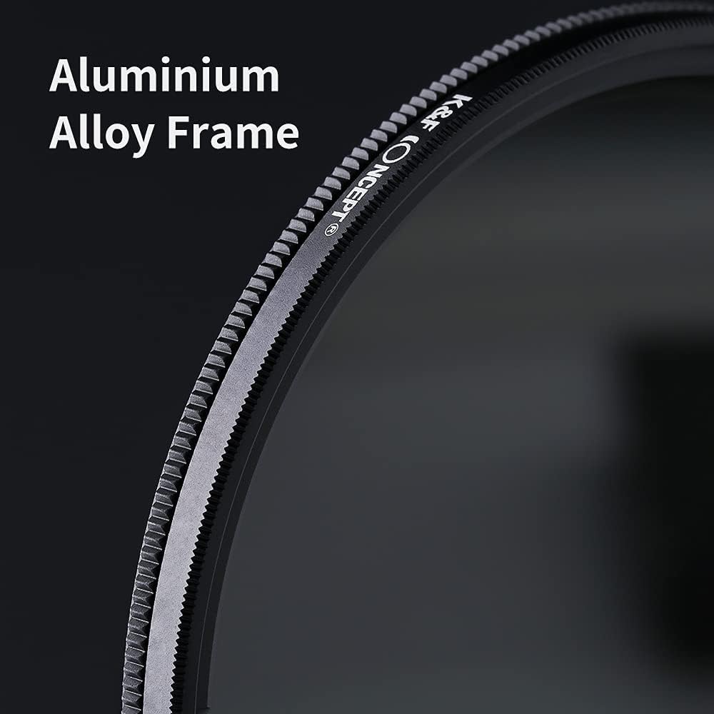52mm Variable Neutral Density Filter ND2-ND400 (1-9 Stop) Ultra Slim Filter Pack of 2 K3521