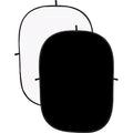 Collapsible Background 5 x 7' Black/White X637
