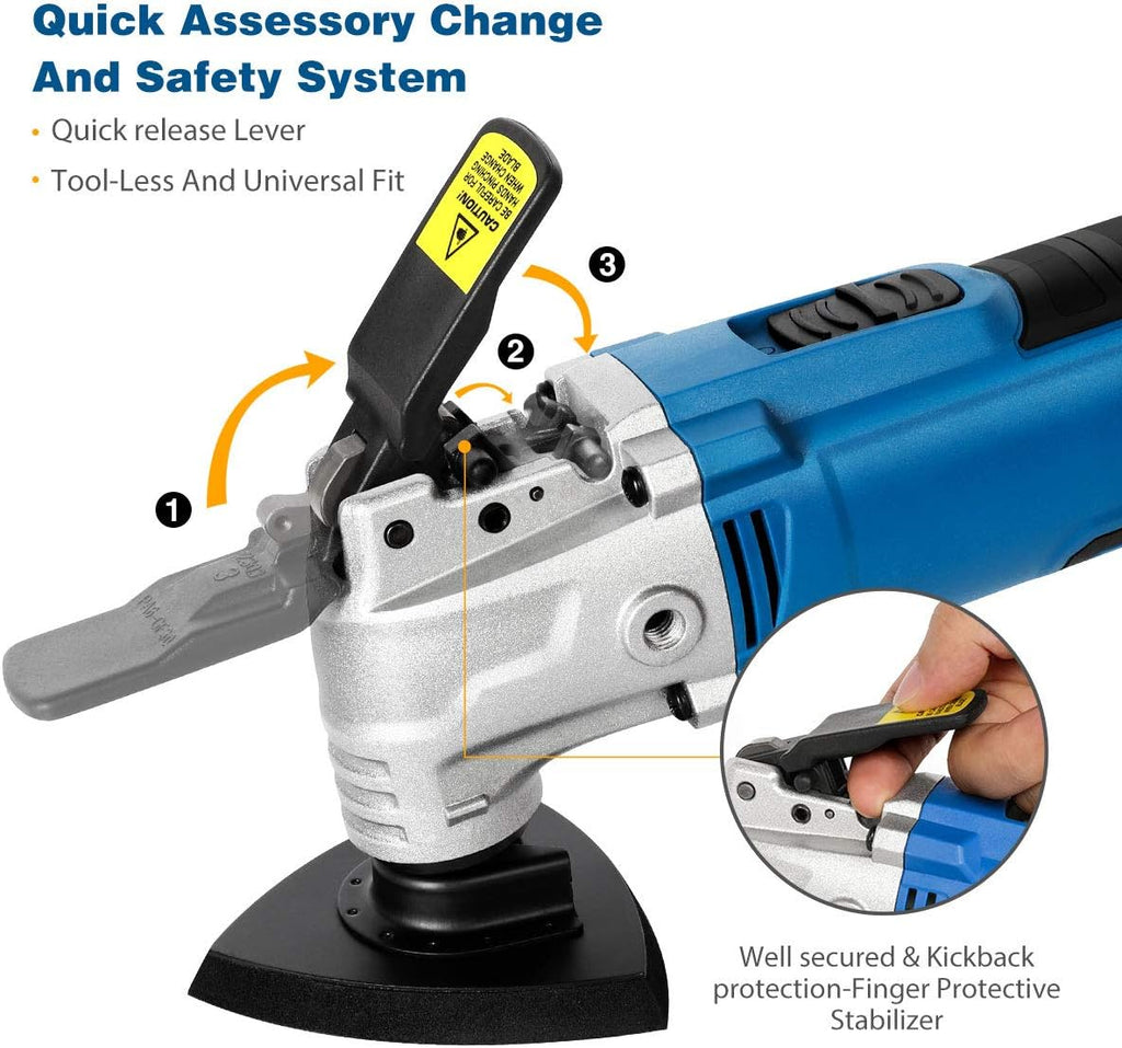 Oscillating Multi Tool with 35 Pc Accessories, Pack of 2 R81186