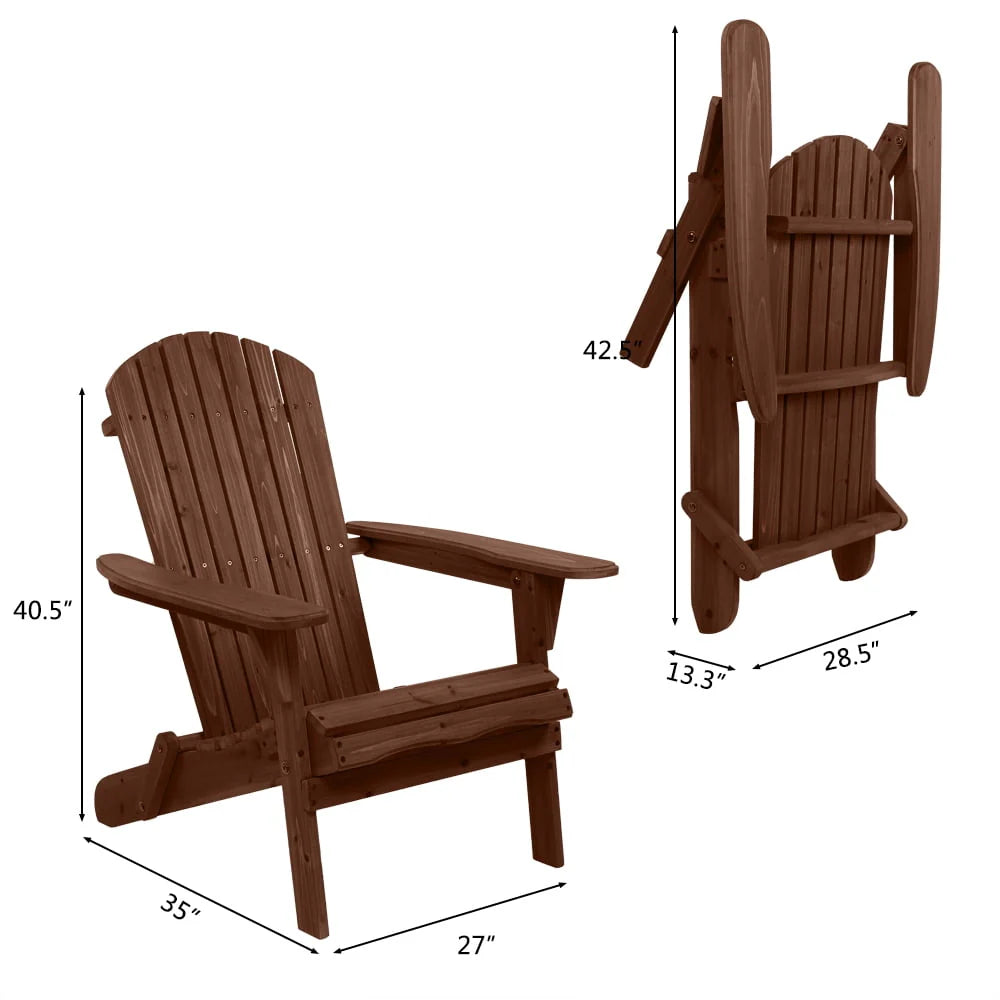 Carbonized Outdoor Folding Chair P7805