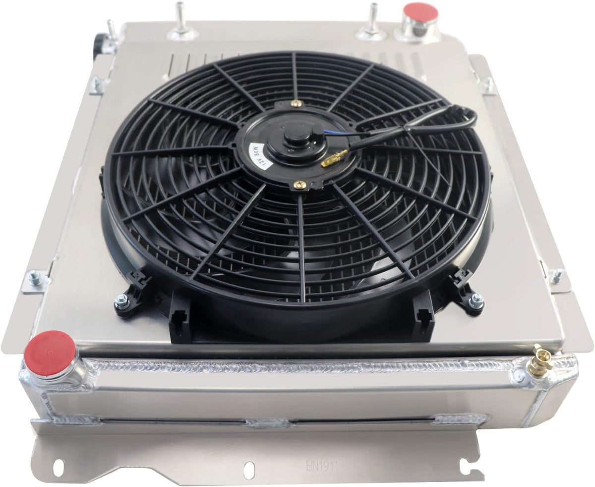 4 Row All Aluminum Radiator with Shroud Fan Z1133