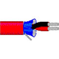 Shielded Multipair Cable, 1 Pair, 22 AWG, 100 ft, 300V, Red V984615