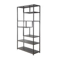 Industrial Metal 6-Shelf Bookcase B388