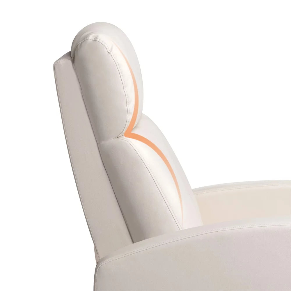 2pcs Beige Recliner Chair with Pocket Spring B6549