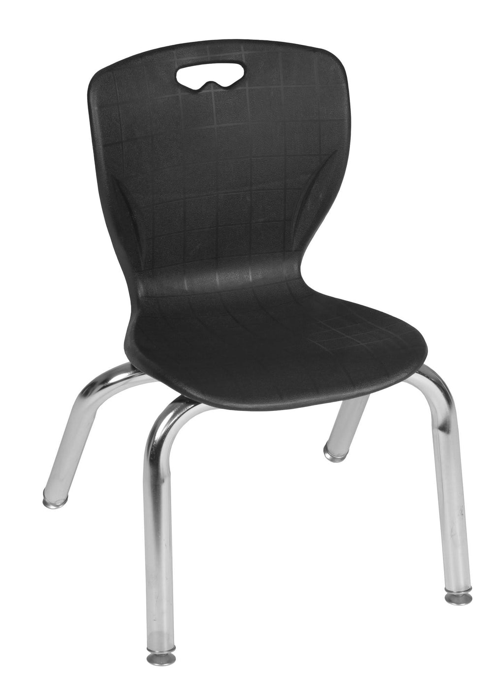 72x22 x 30x22 Height Adjustable Classroom Table - Mahogany & 2 Stack Chairs - Black Y587