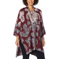 Red Jacquard Kimono S116268