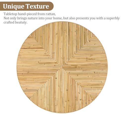 Round Rattan Coffee Table D261204