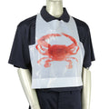 Adult Poly Bibs with Crab Design Package of 500 N6570