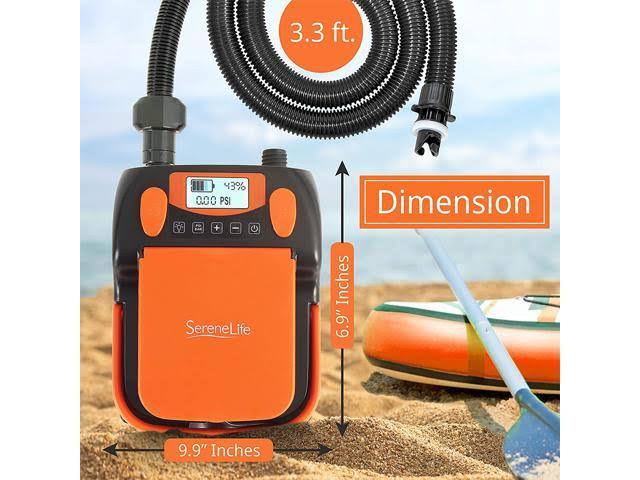 Portable Air Pump Compressor, Black V9177