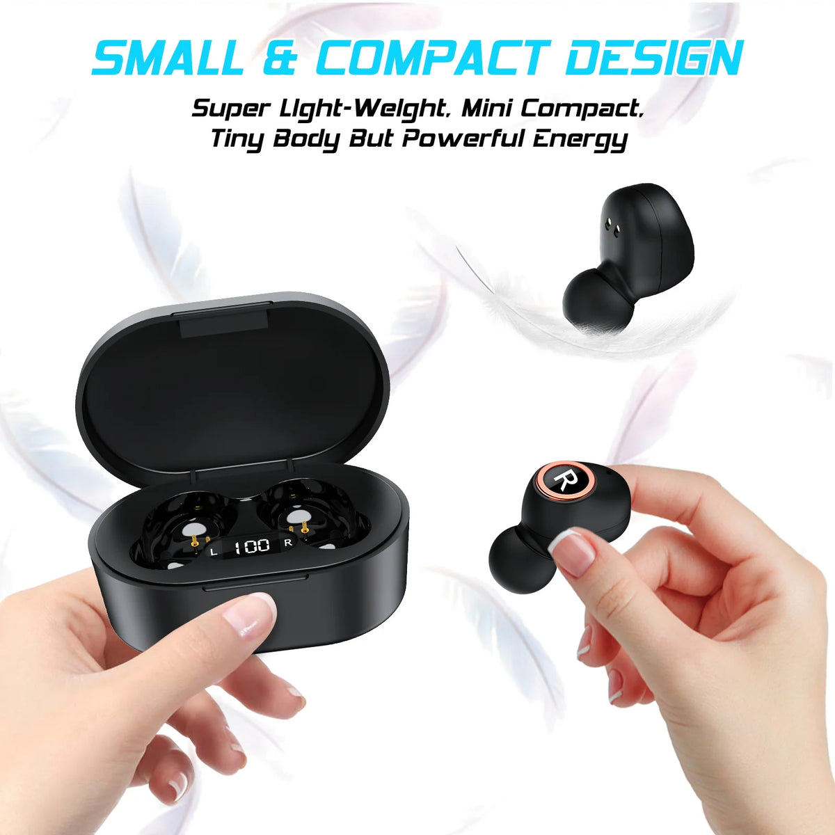 Wireless Earbuds with Charging Case H265