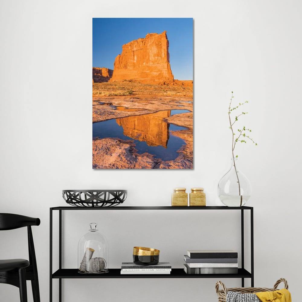 The Organ Reflected in Pool, Arches National Park, Utah Print S8583